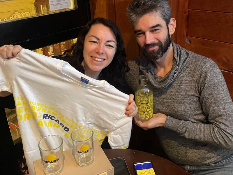 Soirée promotionnelle de la marque Ricard.