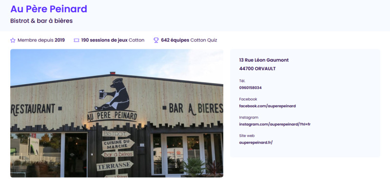 Calendrier automatique Cotton Quiz