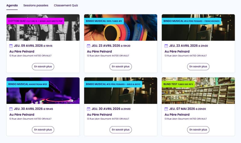 Calendrier automatique Cotton Quiz