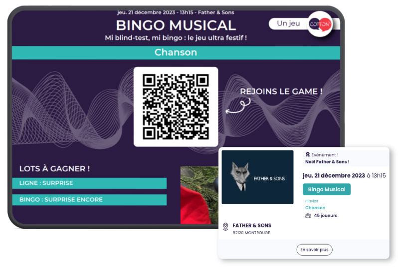 Des outils numériques pour véhiculer votre image de marque et impliquer vos participants.