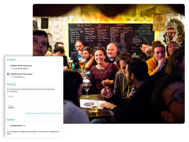Une plateforme en ligne pour créer vos événements et dynamiser votre réseau d'établissements.