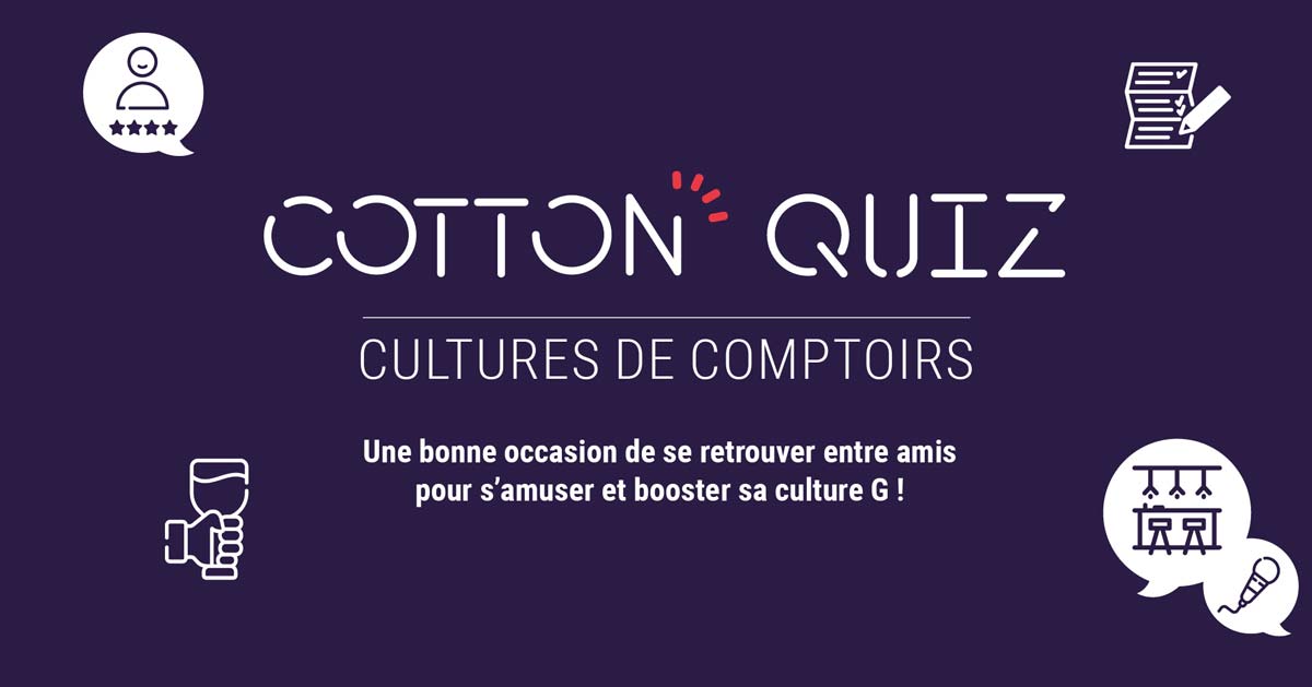 Cotton Quiz Weblive du 1er mai