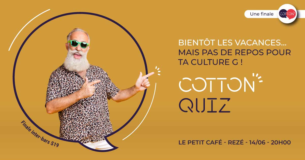 Finale inter-bars S19 du Cotton Quiz au Petit Café de Rezé !